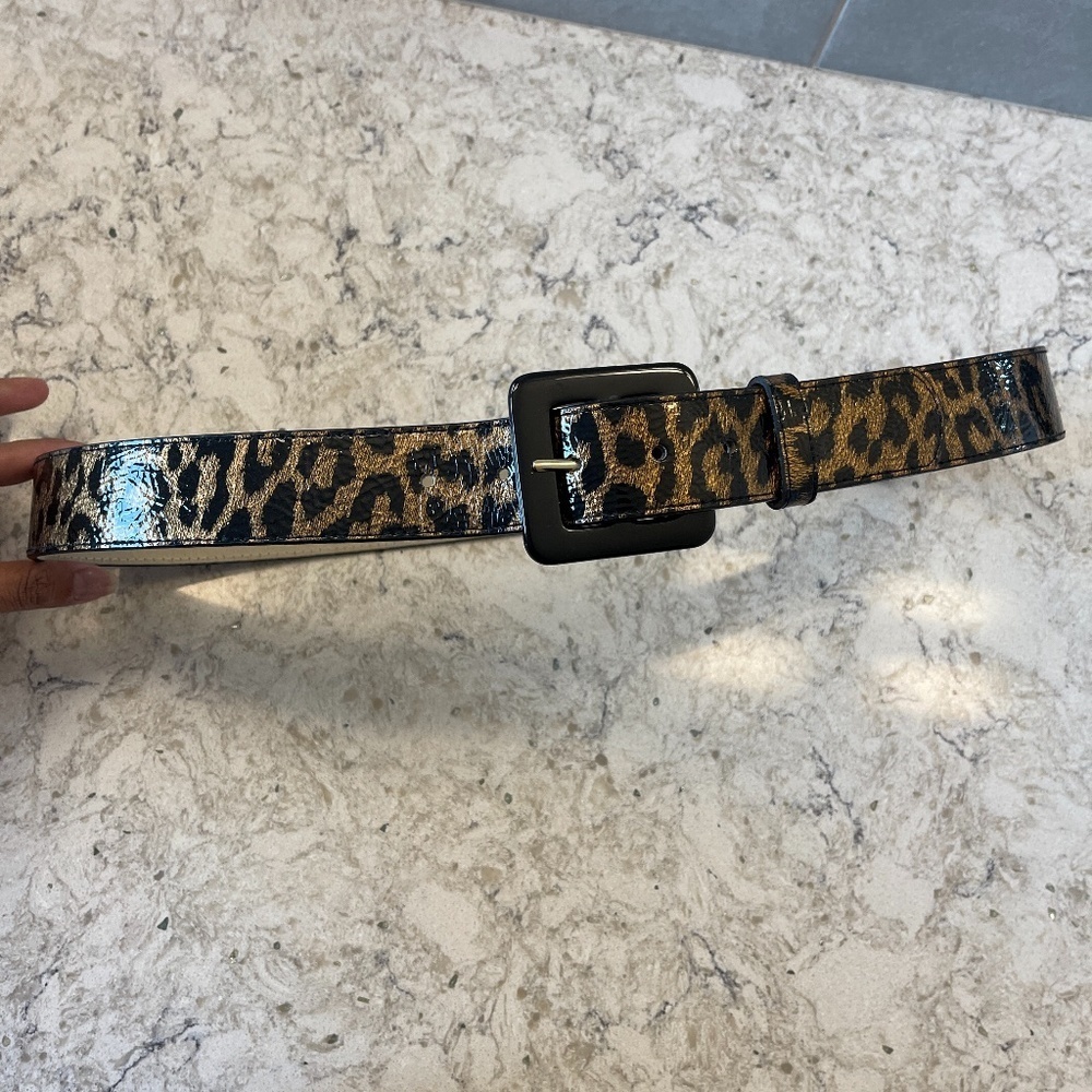 Another lIne inc. leopard print‎ belt